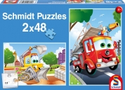 Boîte de 2 puzzles SCHMIDT